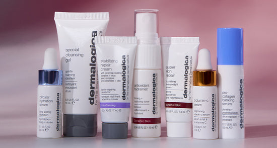 7 dermalogica minis in line