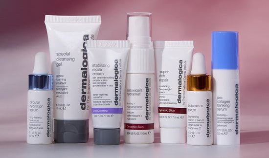  7 dermalogica minis in line 