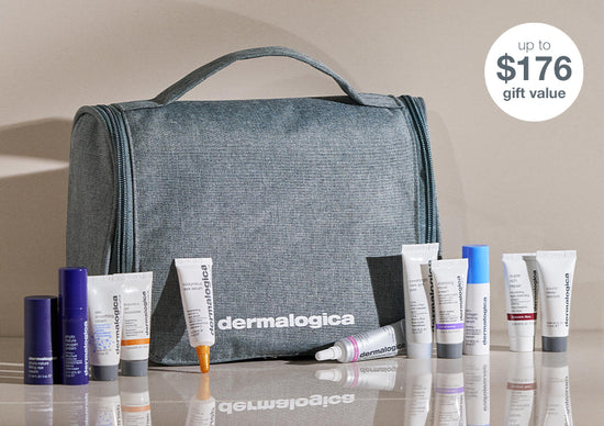 dermalogica minis with travel bag