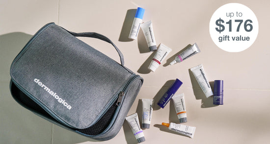 dermalogica minis with travel bag