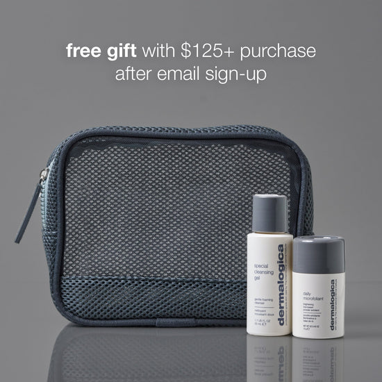 free gift with $125+ purchase after email sign-up
