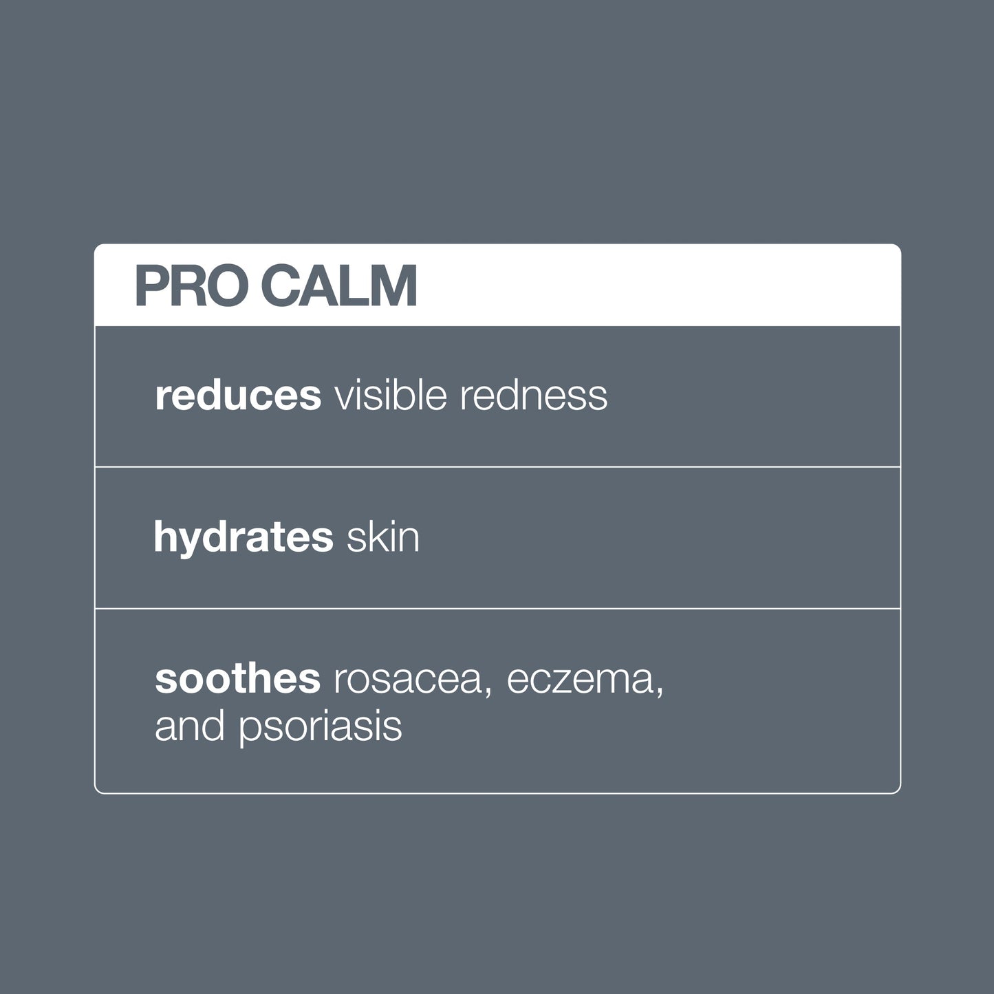 pro calm skin treatment benefits 