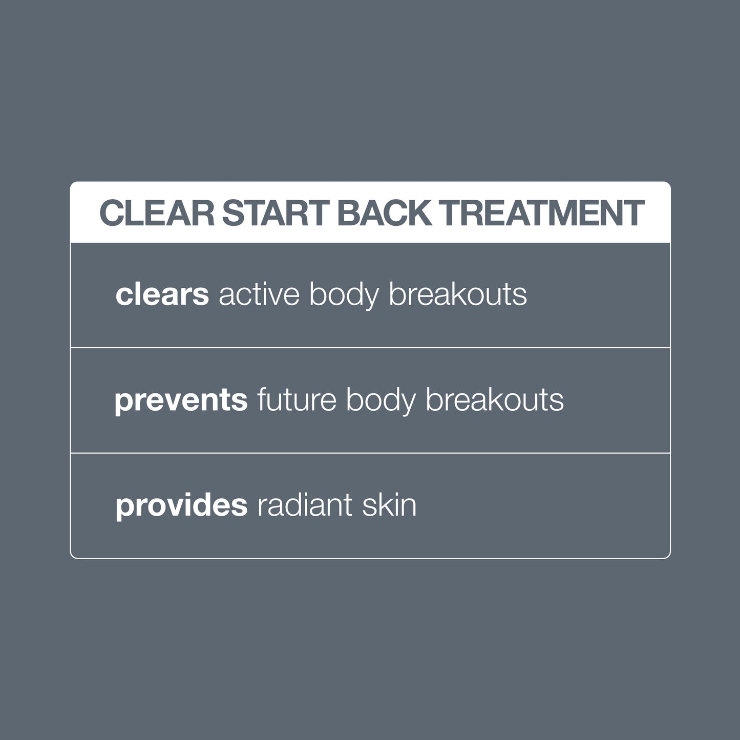 clear start back treatment benefits 