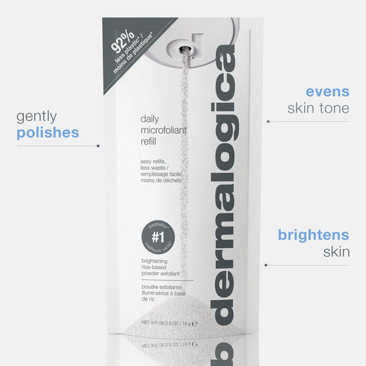 daily microfoliant refill pouch