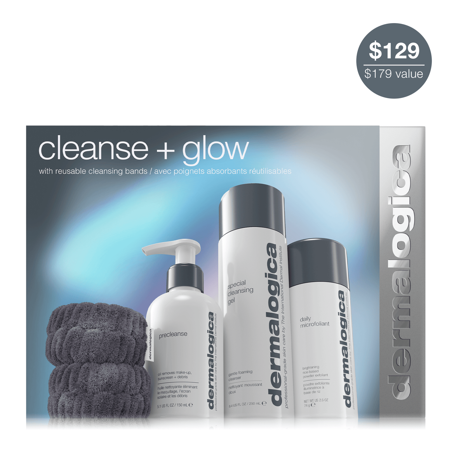 cleanse and glow set carton with value 