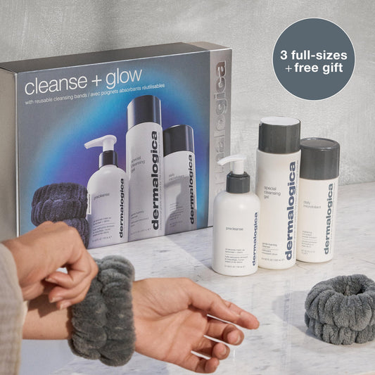 cleanse and glow set carton with value