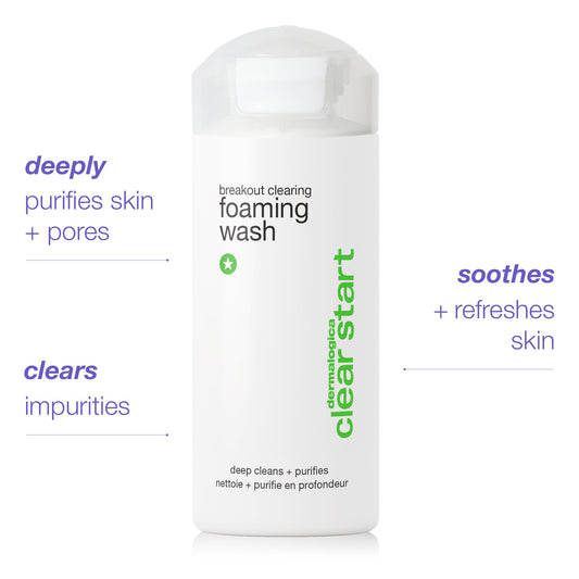 breakout clearing foaming wash benefits