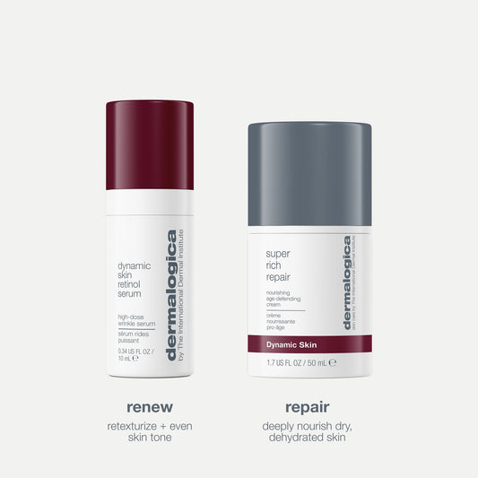 retinol + renewal set with value