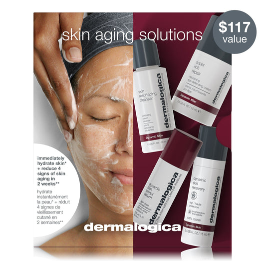 skin aging solutions kit carton